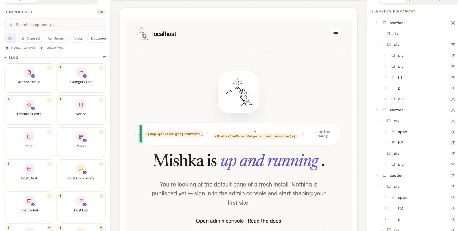 Introducing Mishka CMS: How We Built a Runtime CMS on Phoenix LiveView