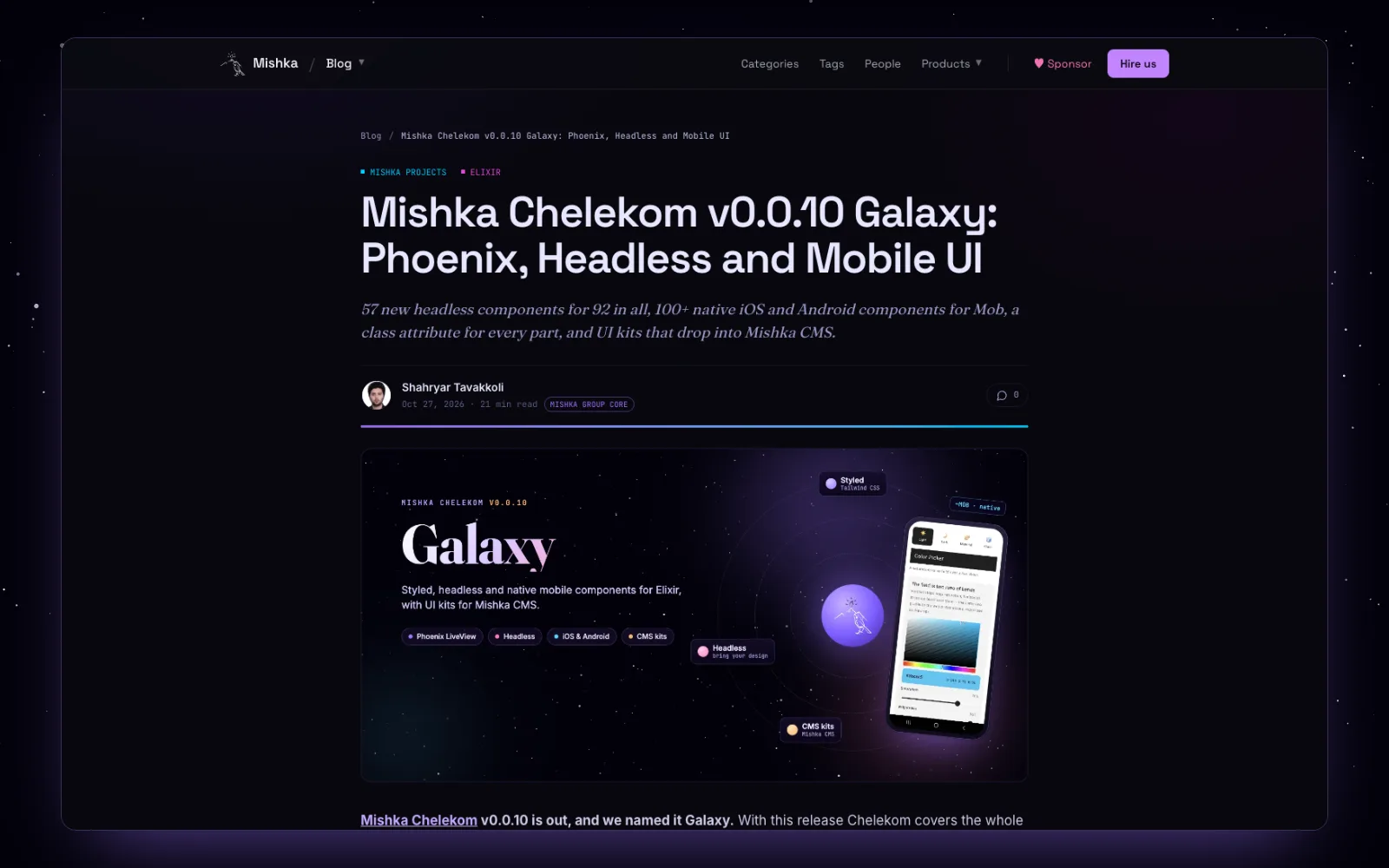 A post on mishka.tools, rendered by the site's own design over Mishka Blog data